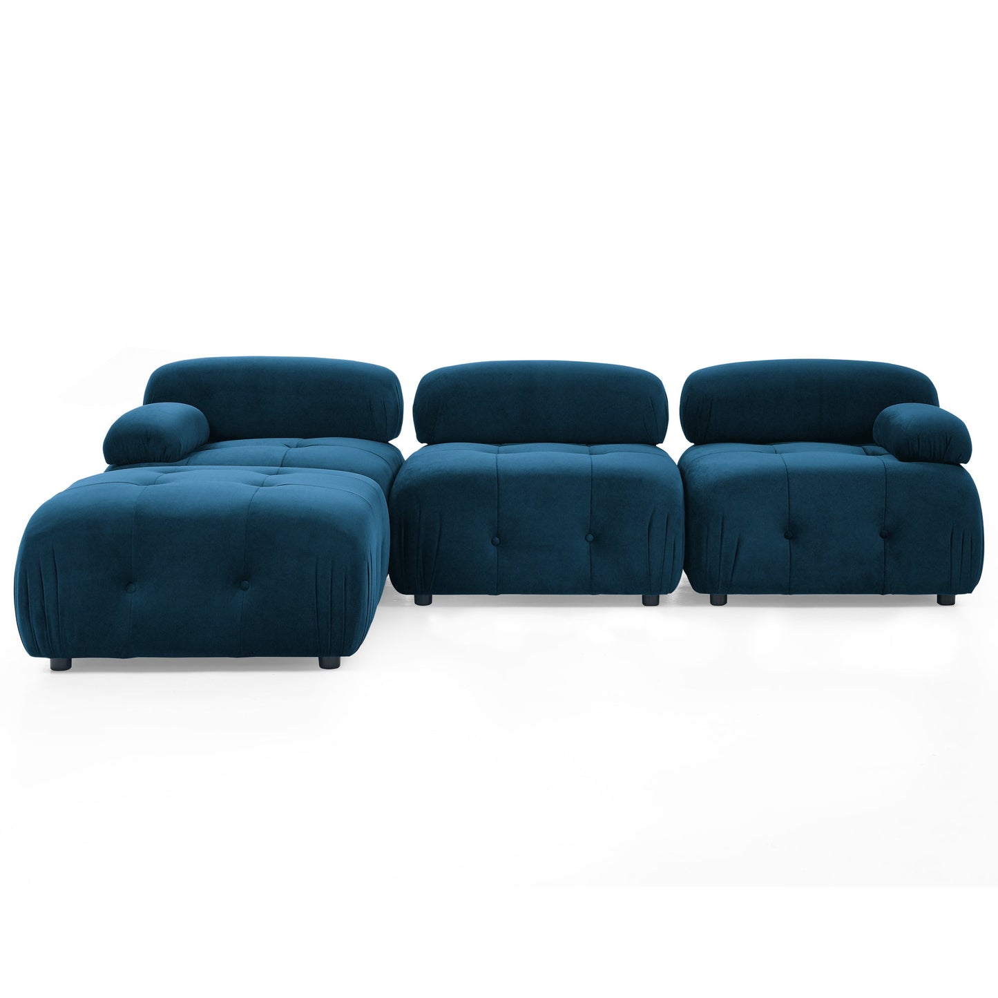 Vivante Modular Sectional Sofa L Shaped Couch With Reversible Ottoman