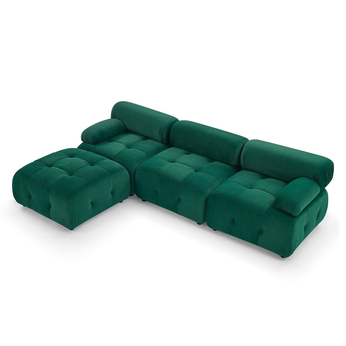 Vivante Modular Sectional Sofa L Shaped Couch With Reversible Ottoman