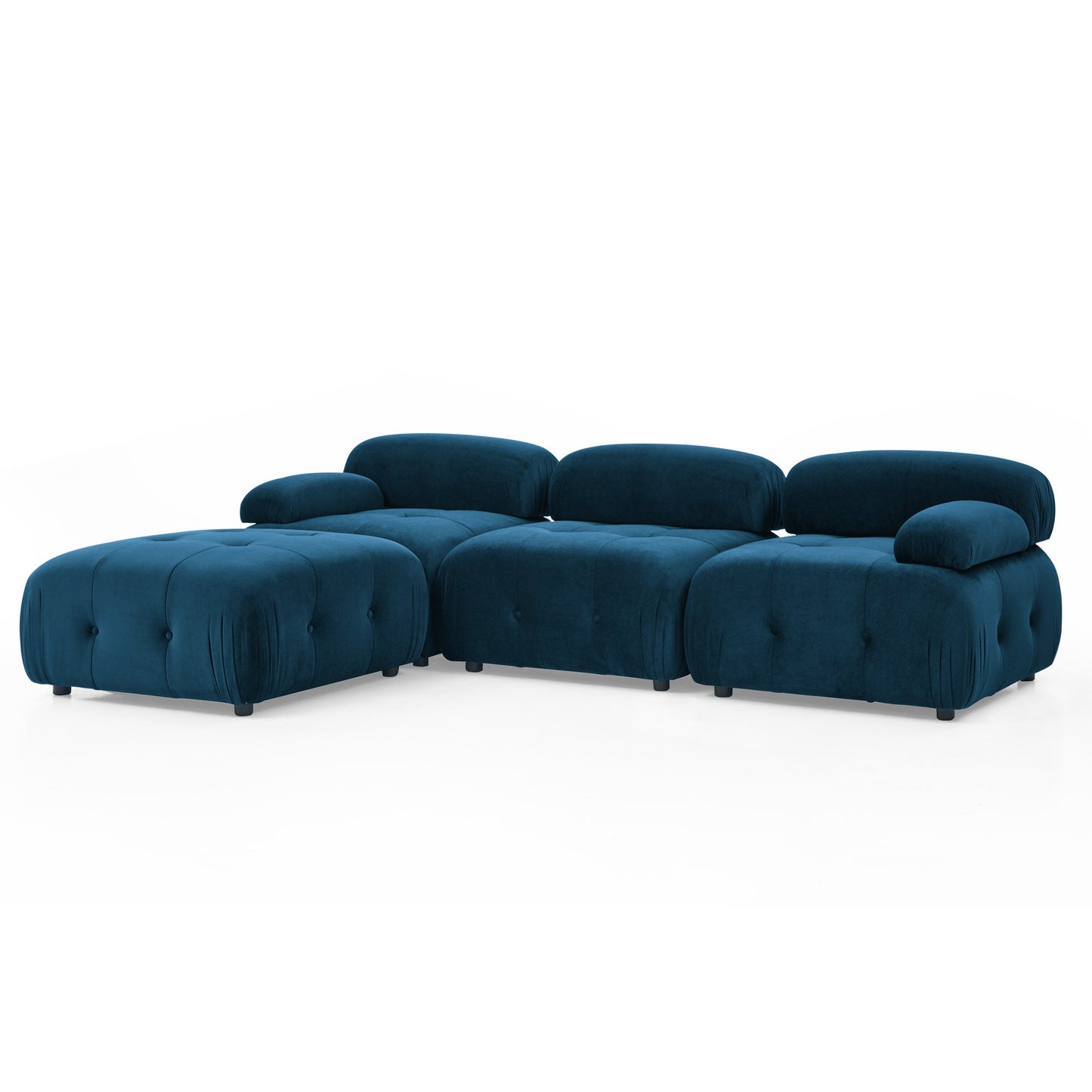 Vivante Modular Sectional Sofa L Shaped Couch With Reversible Ottoman