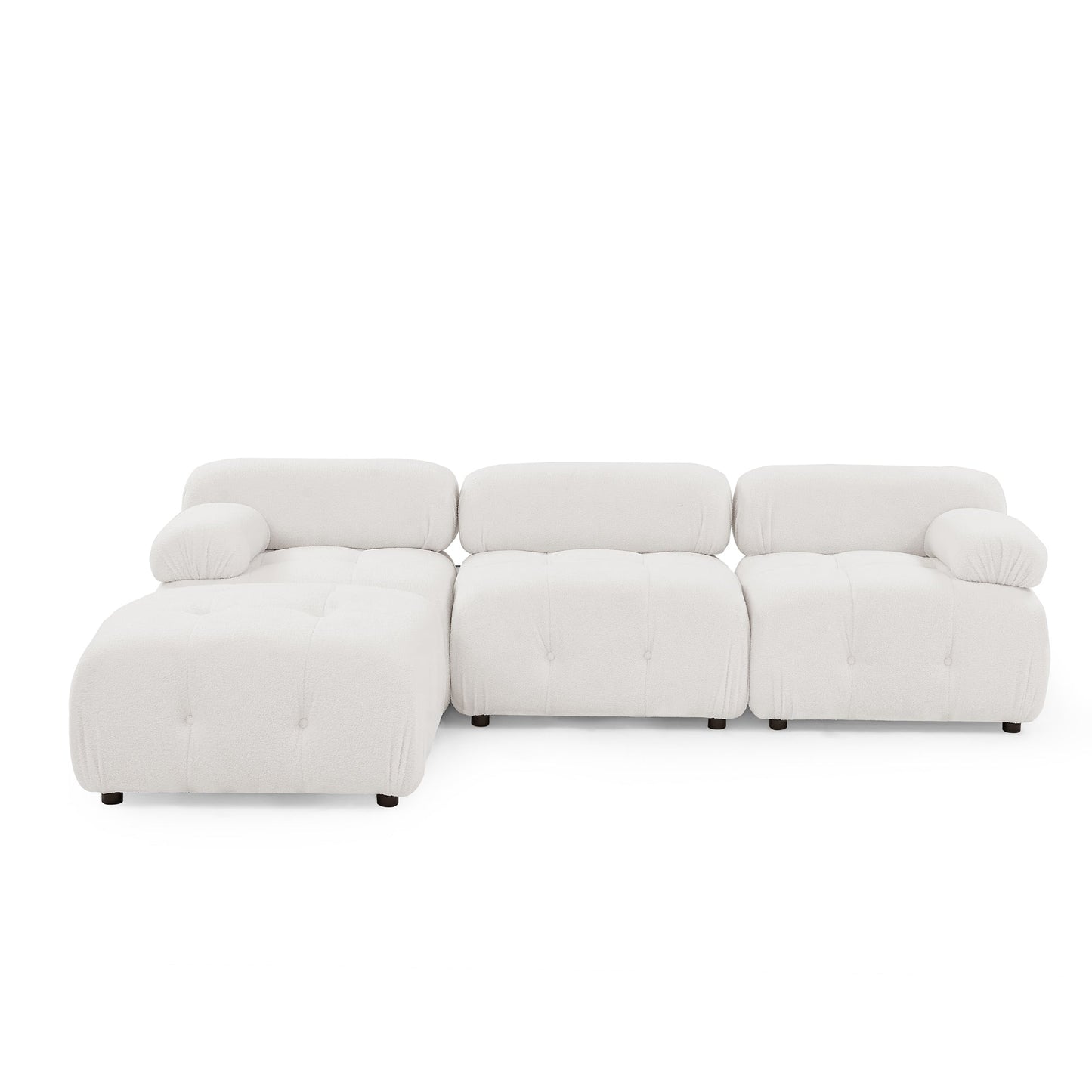 Vivante Modular Sectional Sofa L Shaped Couch With Reversible Ottoman