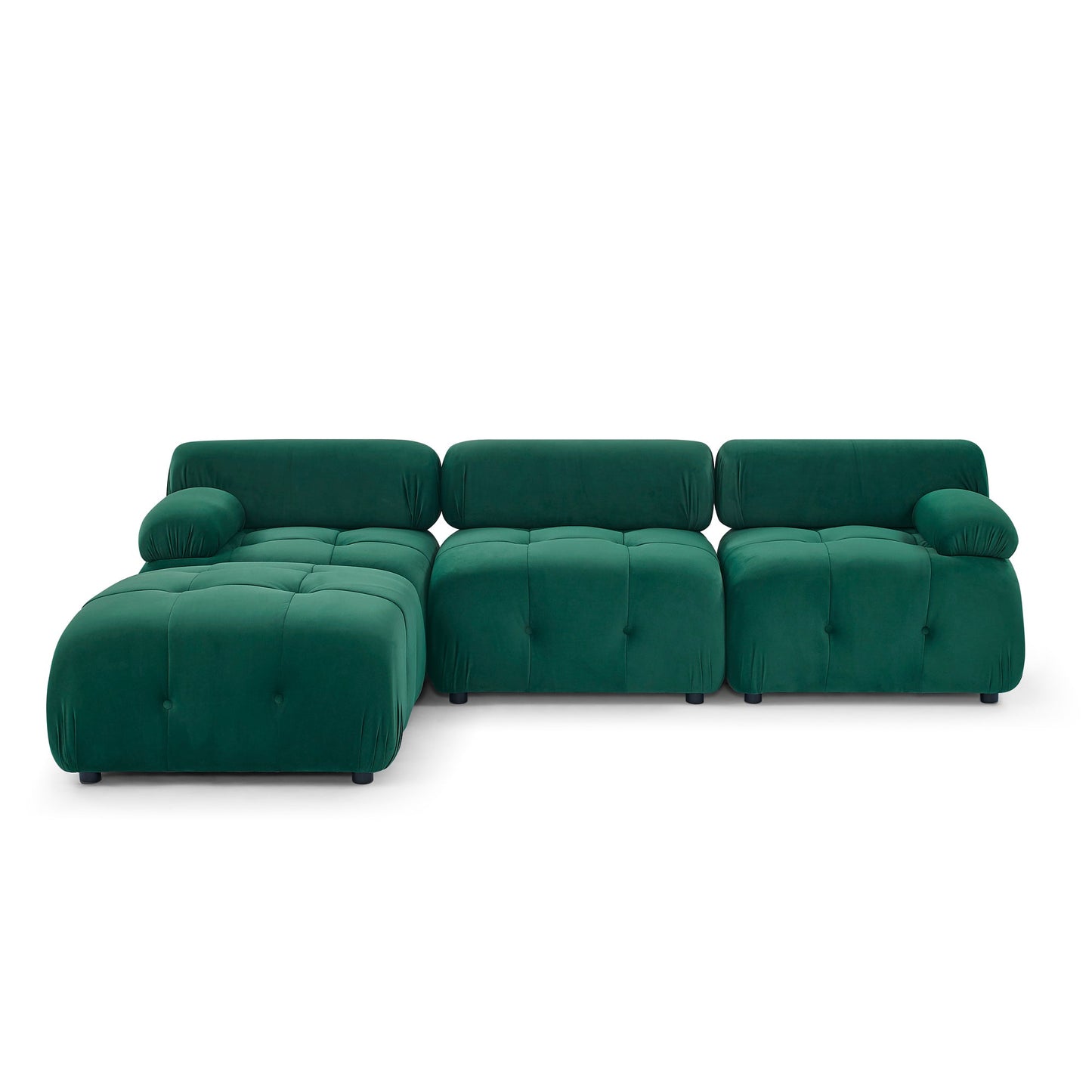 Vivante Modular Sectional Sofa L Shaped Couch With Reversible Ottoman