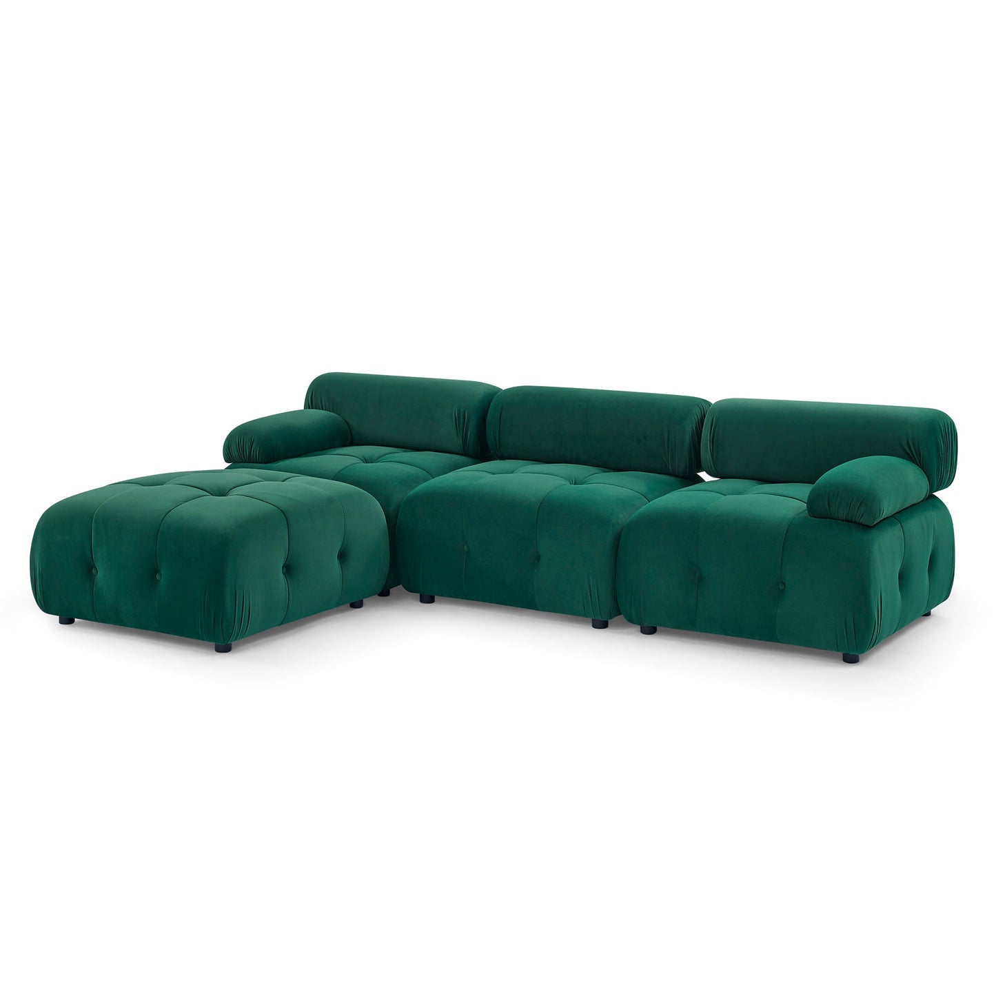 Vivante Modular Sectional Sofa L Shaped Couch With Reversible Ottoman