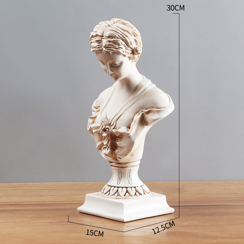 Roma Decorative Resin Bust