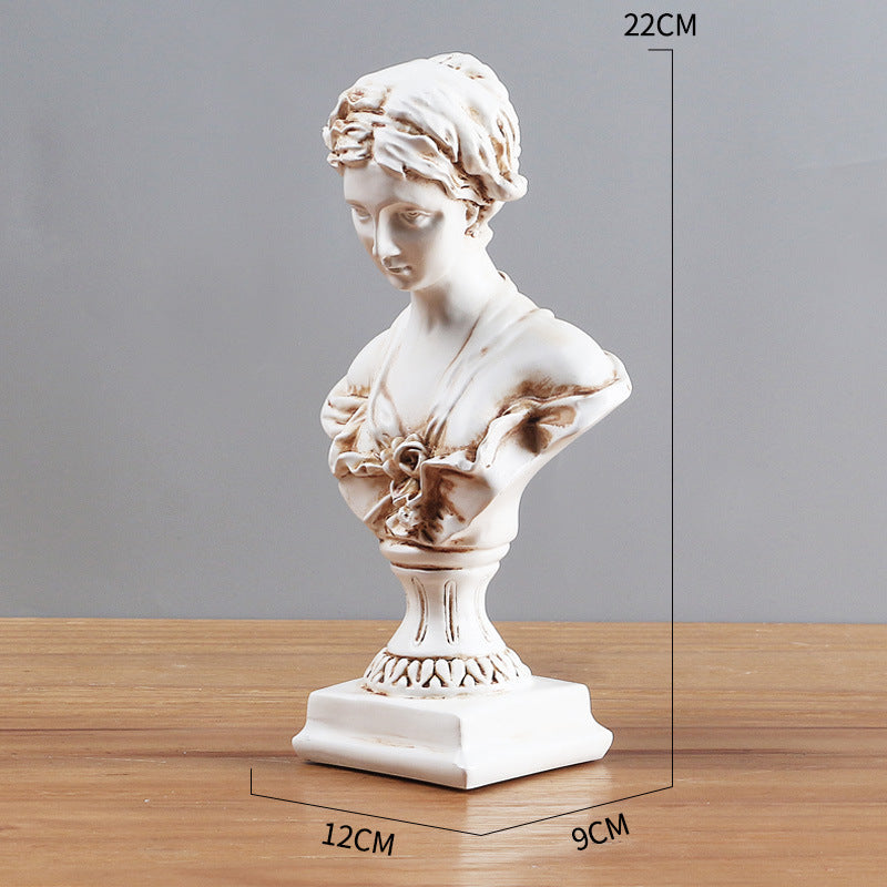 Roma Decorative Resin Bust