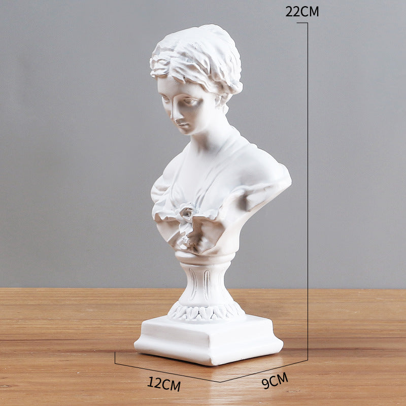 Roma Decorative Resin Bust